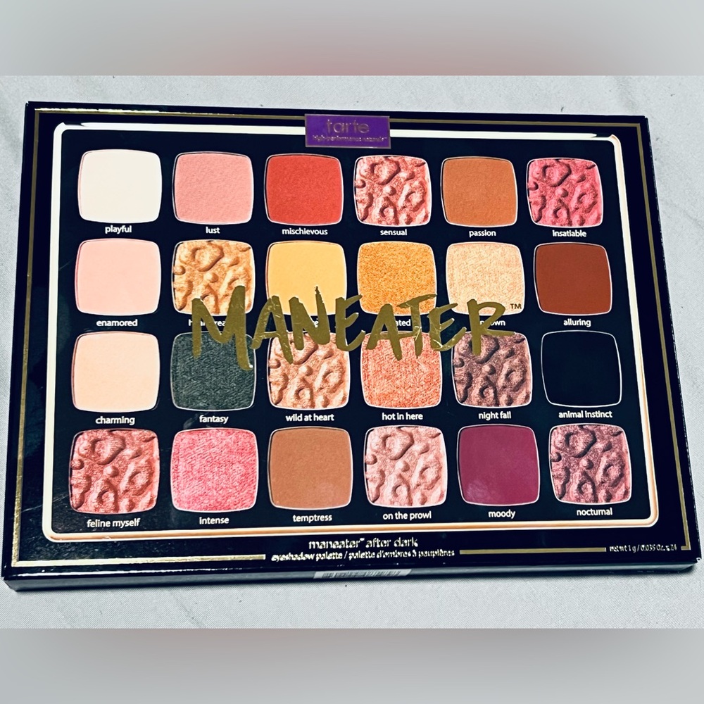 Tarte Maneater After Dark Eyeshadow Palette - Vibrant Shades